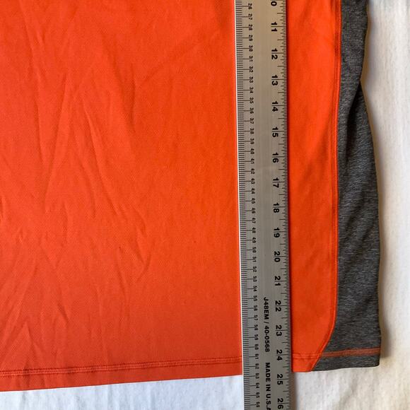 Champion Men’s Short Sleeve T-shirt size M, Orange & Gray - Picture 3 of 5